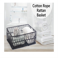 Cotton Rope Rattan Basket from mmcis china